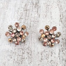 Konplott Ohrhänger "Magic Fireball" Rosa Brisuren Kupfer Edel Chic Boho Party