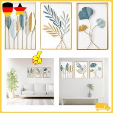 3D Metall Wanddeko Ginkgo Leaf