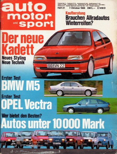 Auto motor und sport 1988 - sport, 21/1988