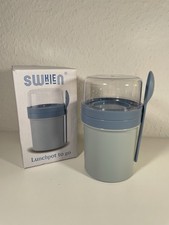 Swkien Lunchpo To Go Müslibecher Toppings Löffel BPA-frei 250/450 ml - NEU