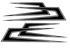 Truck 2x Stickers Left and