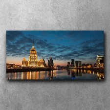 Leinwandbilder Wandbilder XXL Canvas 120x60 Ukraine Wolkenkratzer Landschaft