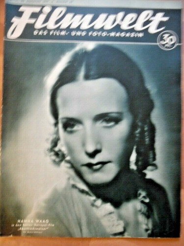 Filmwelt 1934 hanna - filmwelt,