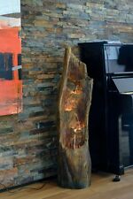 Gartenbrunnen Baum Springbrunnen Wasserfall Zierbrunnen LED Wasserspiel Oval