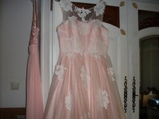Abendkleid  Hochzeit Verlobung Rosa Größe 38 siehe Bilder einmal getragen