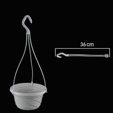 Hängender Blumenkorb aus