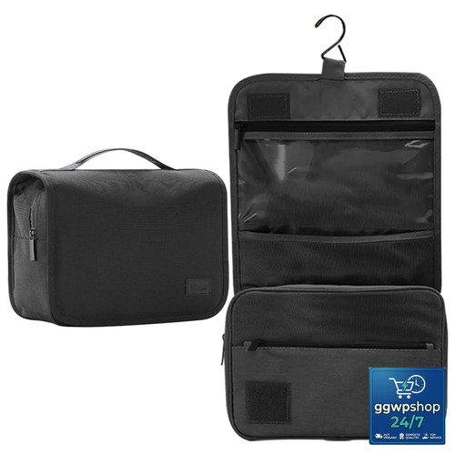 Kulturtasche faltbar schwarz - kulturtasche,