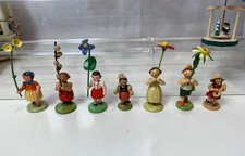 Vintage Erzgebirge 7 Figuren