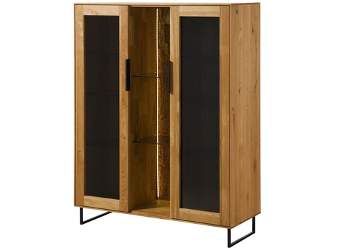 Highboard wildeiche 112x43x145 - wildeiche,