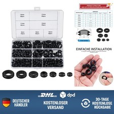 Durchgangstüllen Gummidichtungsset Kabeldurchführung Gummi Auto Boot Haushalt