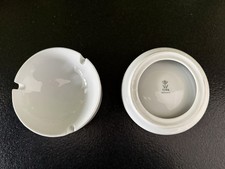 2 DDR Porzellanaschenbecher