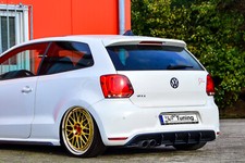 Gefräster Heckansatz Heckdiffusor aus ABS passend für VW Polo GTI 6R