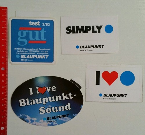 Aufkleber sticker blaupunkt - aufkleber/sticker:,