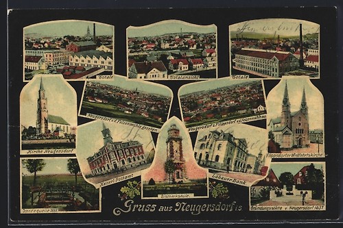 Ansichtskarte neugersdorf - ansichtskarte, i