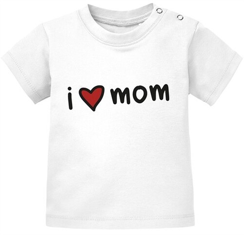 Baby shirt kurzarm - baby, i