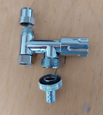 Doppeleckventil mit Rückflussverhinderer 3/8'' x 3/8'' x 3/4''