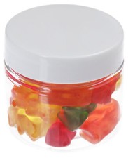 Pet tiegel transparent - 50, ml