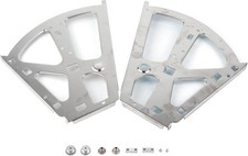 2x Edelstahl Schuhschrank