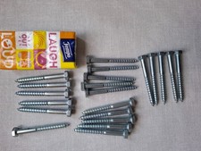 21 Holzschrauben sechskant, marke Boesner ,unbenutzt Maß:8x 80