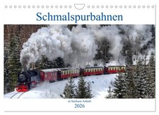 Schmalspurbahnen in Sachsen Anhalt (Wandkalender 2026 DIN A4 quer), CALVENDO Mon