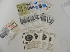 70er Jahre Gutschein Konvolut Kino Kunsthalle Kulturkartell Bremen E.V.   K-1857