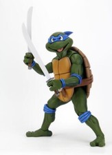 NECA 1:4 Scale Giant Turtle TMNT Cartoon Actionfigur Leonardo NEU AUF LAGER 