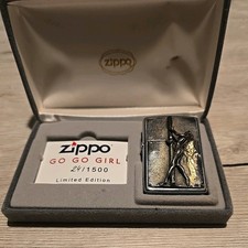Zippo Limited Edition Sammlerstück selten "Go GO Girl" 24/1500 Neuwertig wie Neu