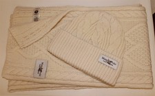 MARC O POLO - Mütze & Schal Set - cremefarben - ungetragen