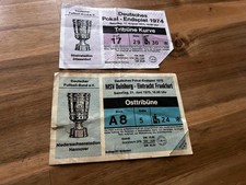 DFB-Pokalfinale 1974 und 1975 - Eintracht Frankfurt - SGE - Finaltickets