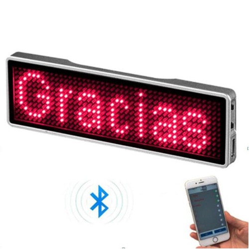 Bluetooth namensschild led - bluetooth,