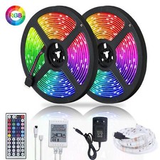 LED Stripe Leiste Streifen 5050 RGB Band Licht Wasserdicht Lichterkette 1m-30m