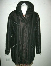 parka Daunenjacke glanz Steppmantel kurz braun mokka schwarz L 44 KIRSTEN NP129E