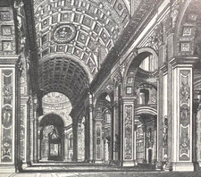 Alte Lithographie, Renaissance