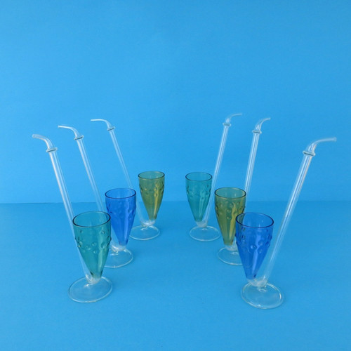 Lauscha glas glaspfeifen - glas, 6