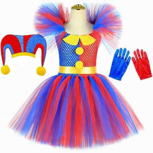 Pomni kostüm kinder - pomni, tutu