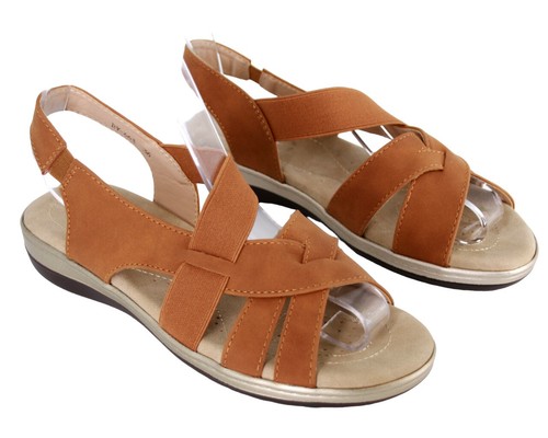 Camel ledersandalen damen - ledersandalen,