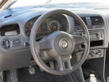 VW Polo 6R Lenkrad 3 Speichen - abgenutzt + Airbag Sportlenkrad