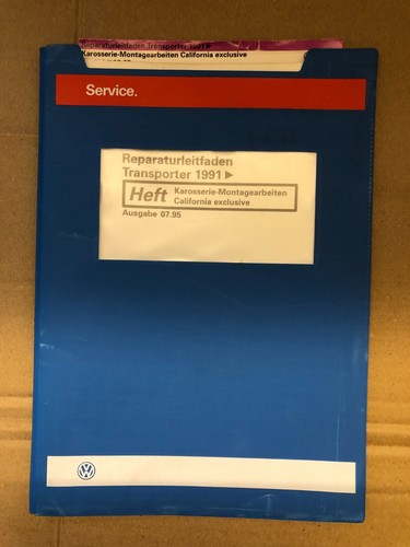 Reparaturleitfaden t4 - reparaturleitfaden, vw