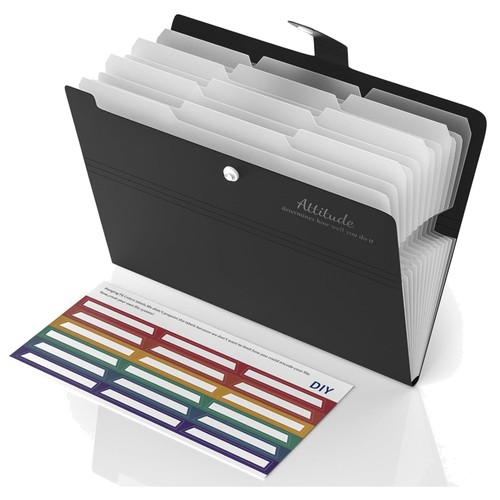 Fächermappe mit taschen - 12,