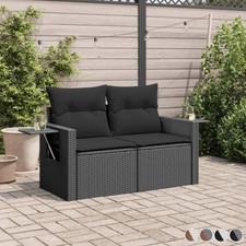 2-Sitzer Gartensofa mit Kissen