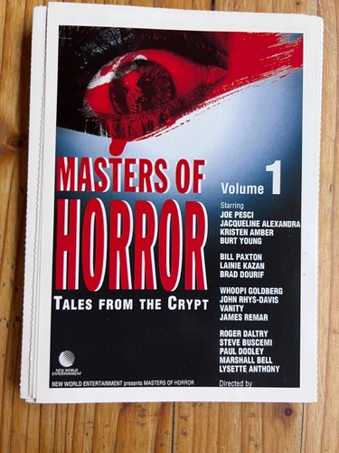 Masters horror 1992 - of, |