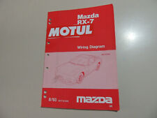 Wiring diagram Mazda RX-7  FD