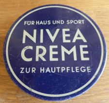 Seltene Blech Dose NIVEA CREME Nr. 363  vor 1945 -guter Zustand 