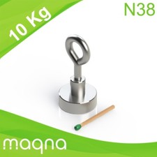 Topfmagnet mit Öse, D=20 mm