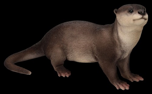 Gartenfigur otter fischotter - gartenfigur,