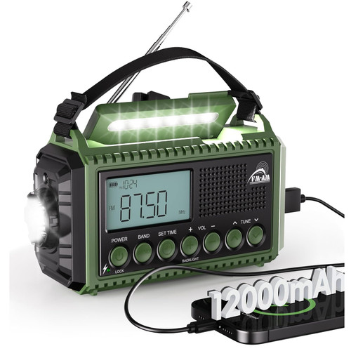 Kurbelradio mit powerbank - kurbelradio,