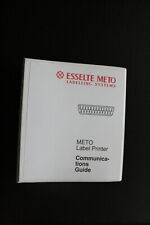 Esselte Meto Labeling Systems Meto Label Printer Communications Guide englisch