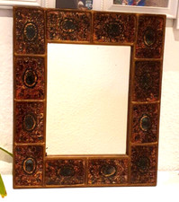 Alte Spiegel Hinterglasmalerei