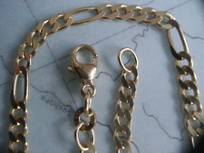 kurzes Armband Gold 333 Figaro