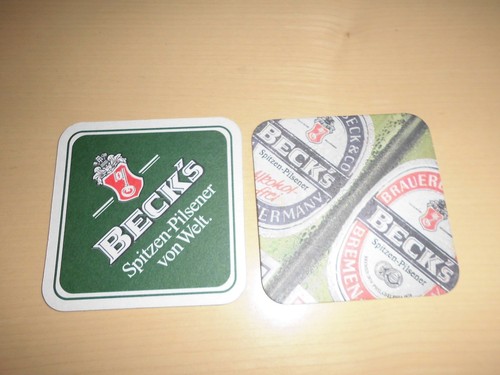 Bierdeckel becks spitzen - 1,